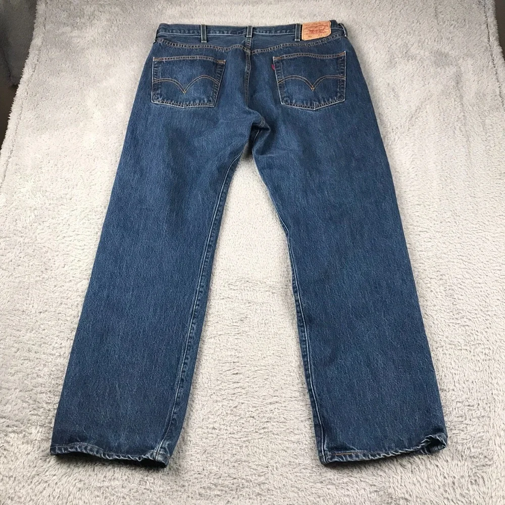 Levis 501 XX Jeans Mens 40 (40x31) Blue Button Fly Denim Vintage Y2K *Flaw